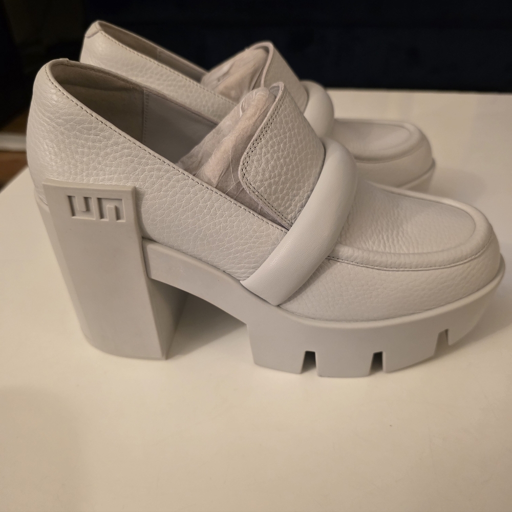 UNITED NUDE Grip Loafer Mid Quiet Grey Size 40 (US 9) - Picture 3 of 13